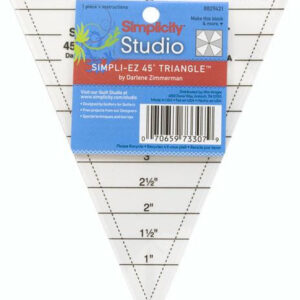 QUILTING Regla para triangulos de 45º