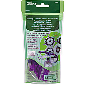 Clover Clips prodigiosos Jumbo para Tejer & Hacer Ganchillo