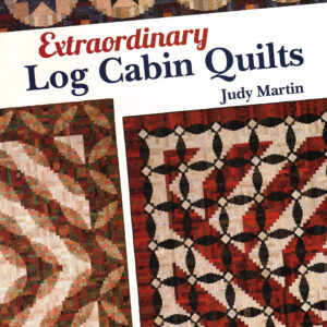DRAC Quilts extraordinarios con el diseño Log Cabin Judy Martin